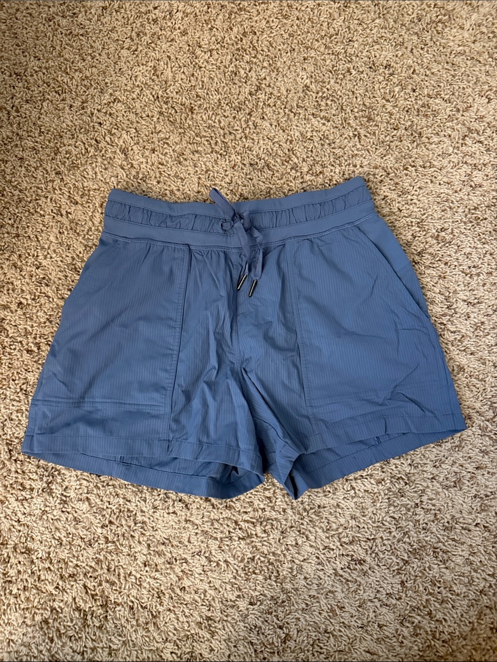 Lululemon Blue Athletic Drawstring Shorts